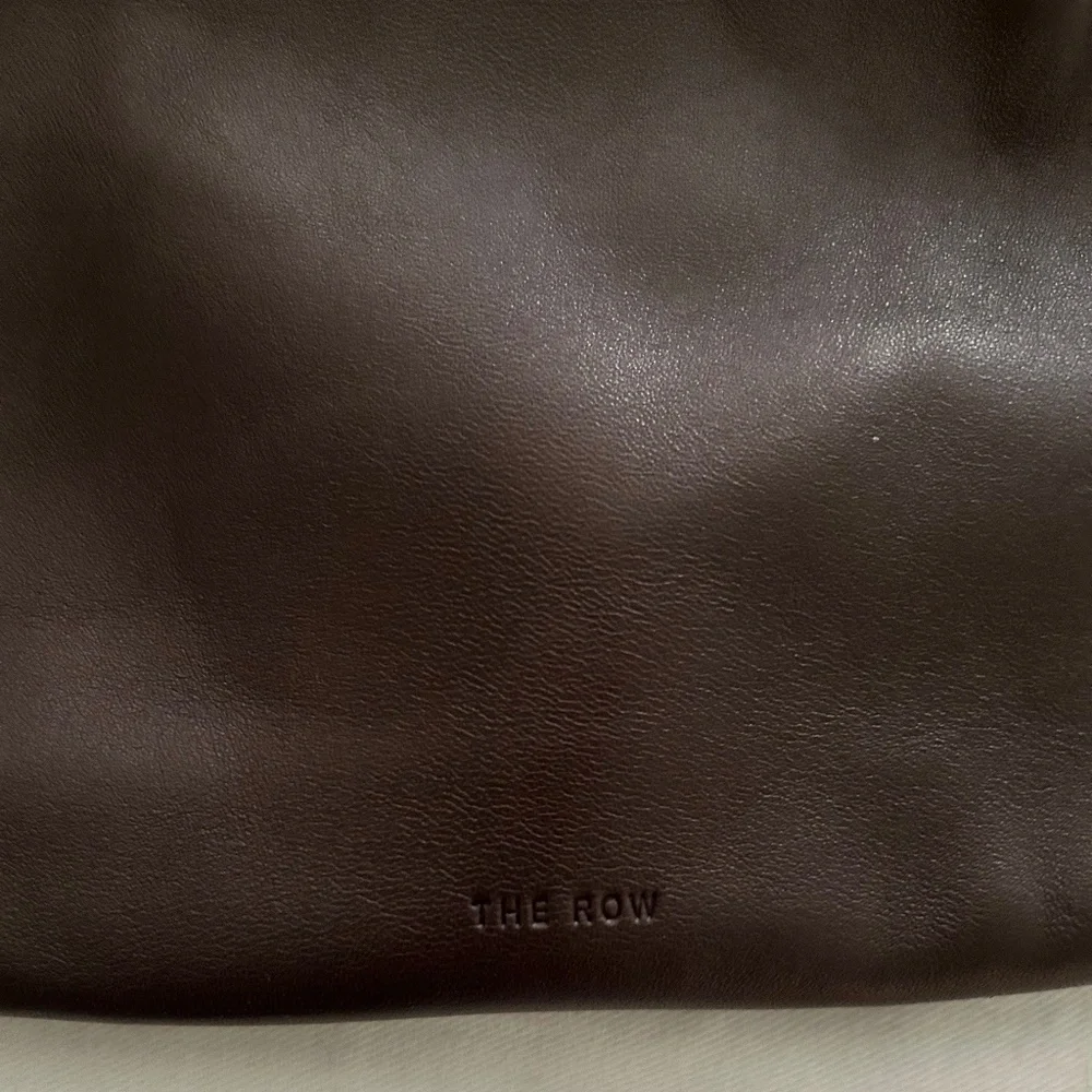 The Row  XL Bourse Bag in Dark Khaki - Picture 3 of 9